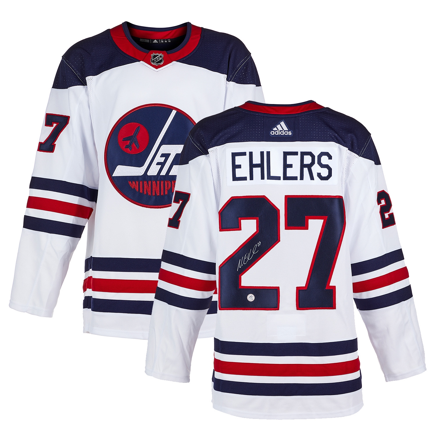 Nikolaj Ehlers Signed Winnipeg Jets adidas Jersey