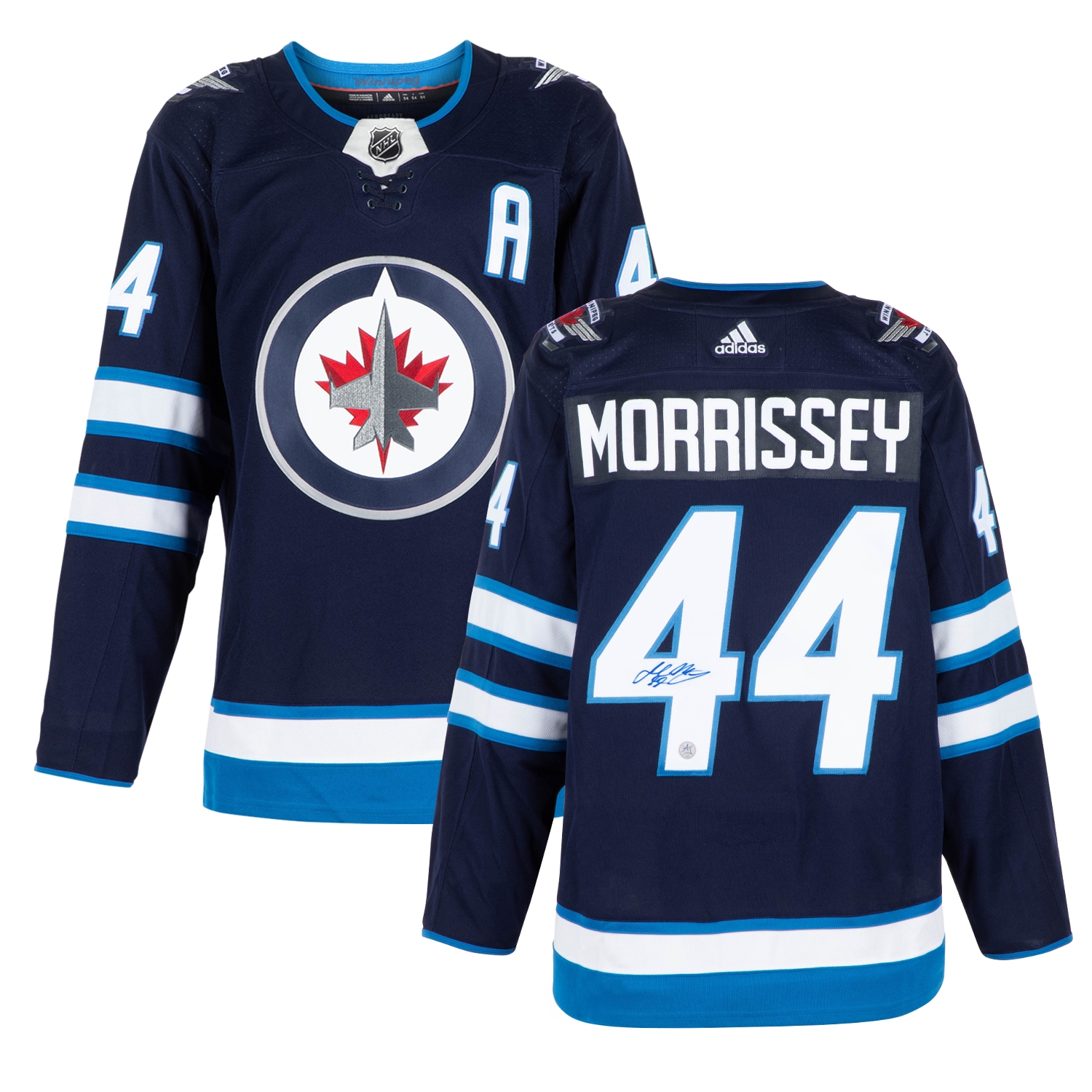 Josh Morrissey Autographed Winnipeg Jets adidas Jersey