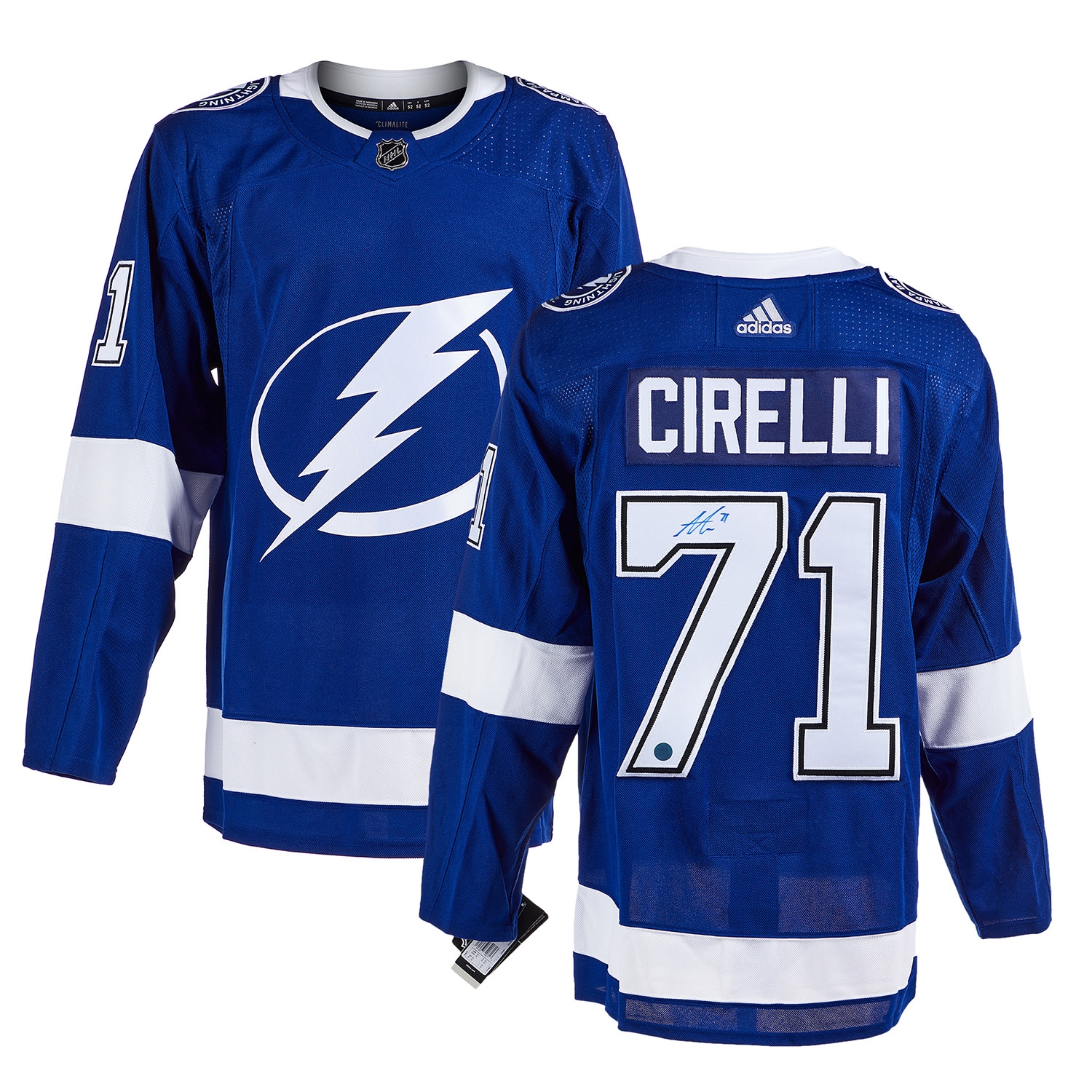 Anthony Cirelli Autographed Tampa Bay Lightning adidas Jersey