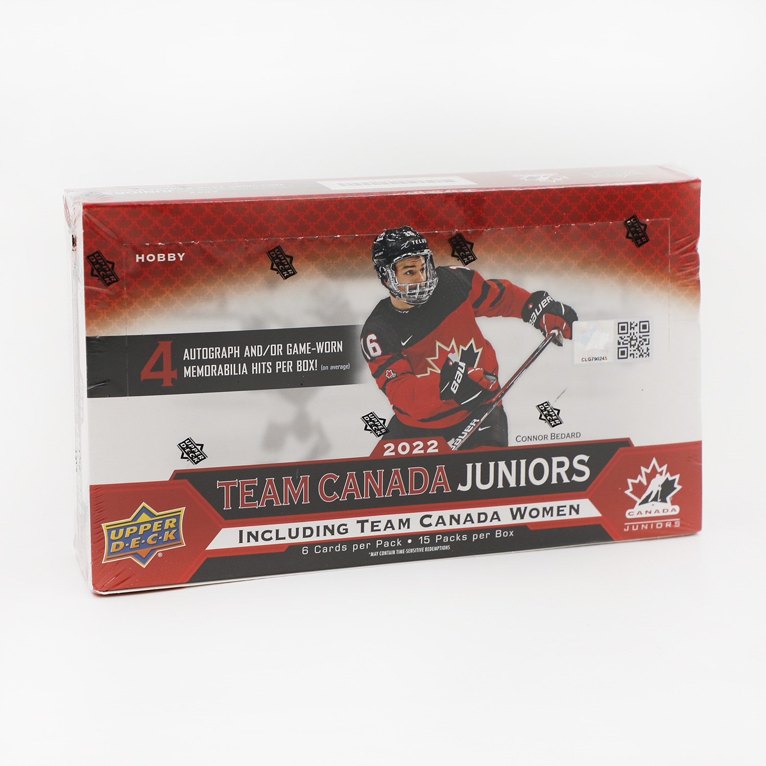 2022 Upper Deck Team Canada Juniors Trading Cards Factory Sealed Hobby Box