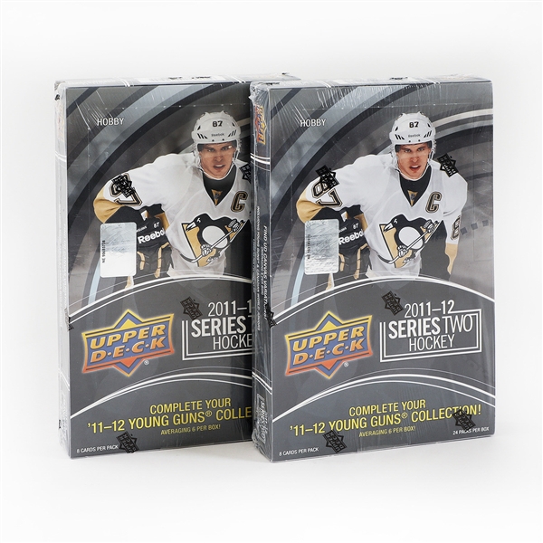 2011-12 Upper Deck Series 2 NHL Trading Cards Lot Of 2 Factory Sealed Hobby Boxes