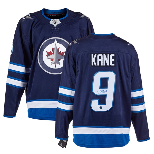 Evander Kane Autographed Winnipeg Jets Fanatics Breakaway Jersey