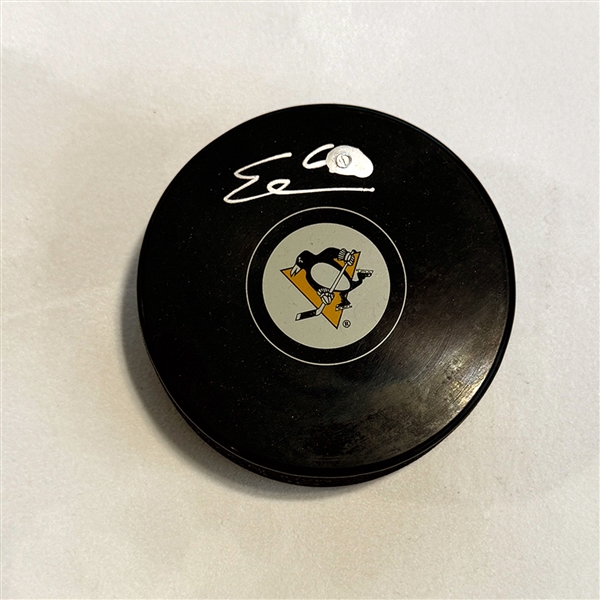 Evgeni Malkin Autographed Pittsburgh Penguins Hockey Puck (Flawed)