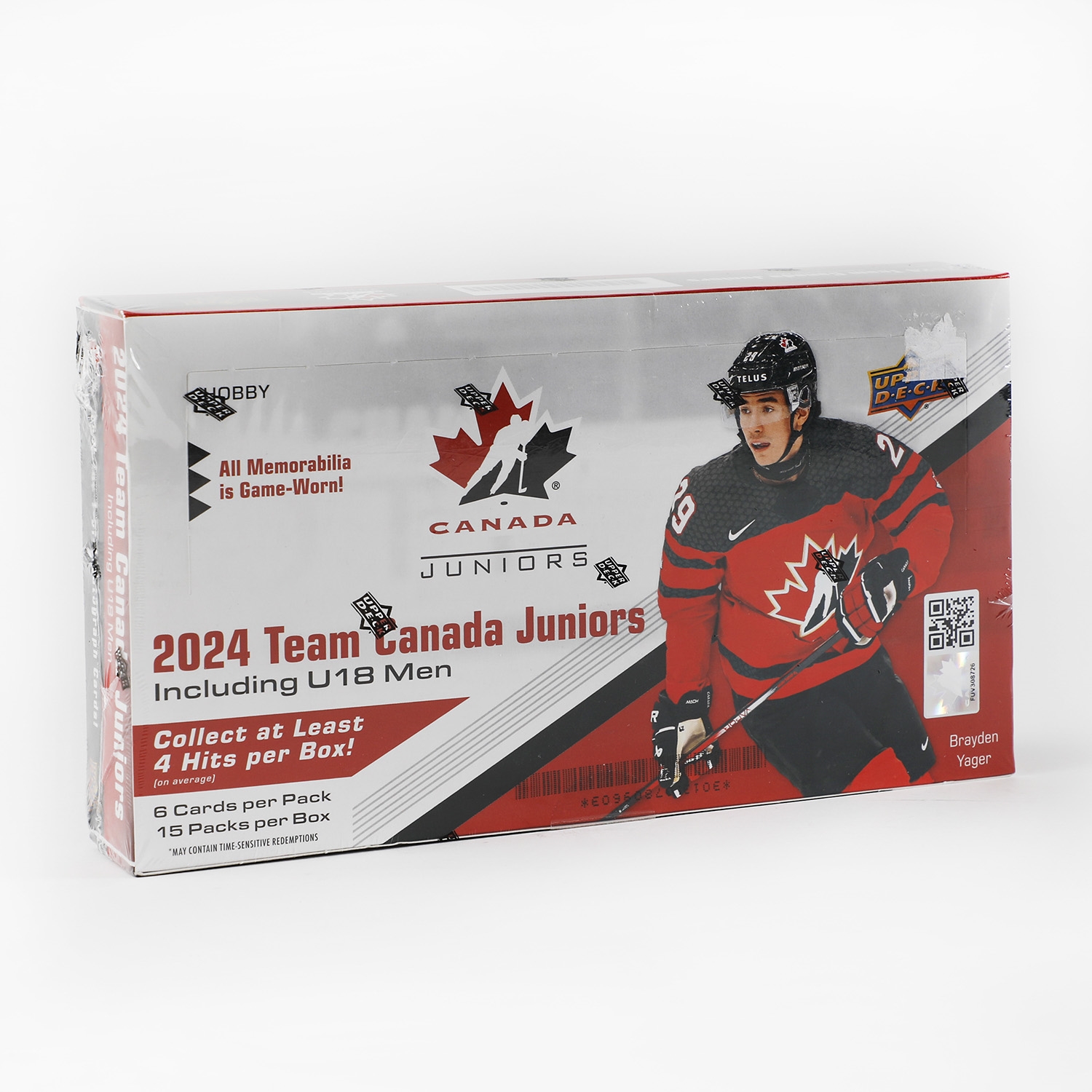 2024 Upper Deck Team Canada Juniors Trading Cards Factory Sealed Hobby Box