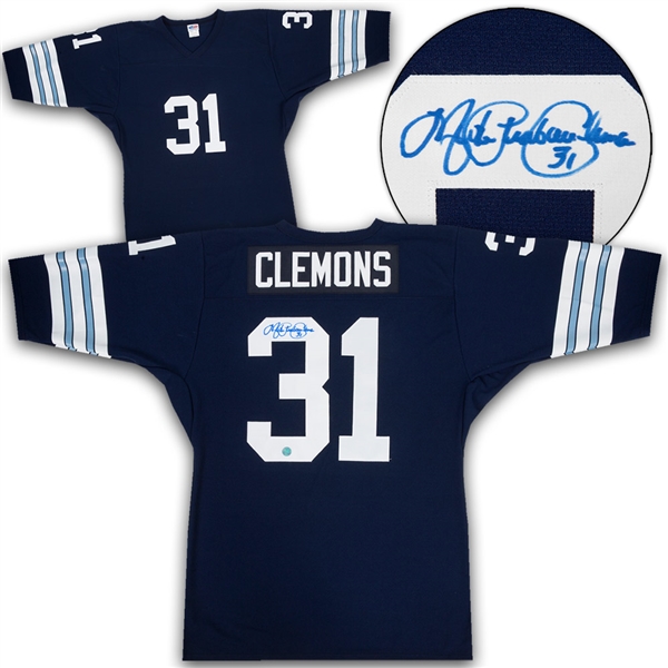 Mike Pinball Clemons Signed Toronto Argos Style Canadian Football Jersey