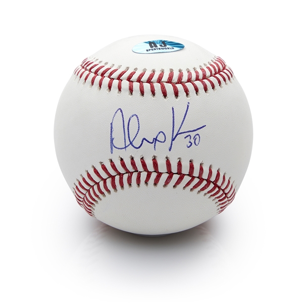 Alejandro Kirk Autographed Rawlings MLB Official Major League Baseball