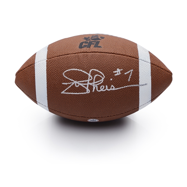 Joe Theismann Autographed Wilson CFL Composite Full Size Football