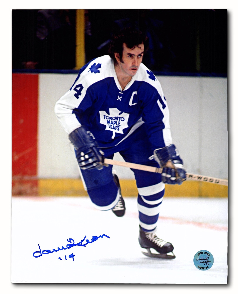 Dave Keon Autographed Toronto Maple Leafs Captain 8x10 Photo