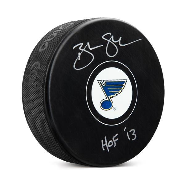 Brendan Shanahan Signed St Louis Blues Hockey Puck with HOF Note