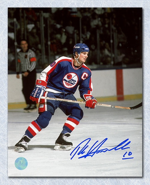 Dale Hawerchuk Autographed Winnipeg Jets 8x10 Photo