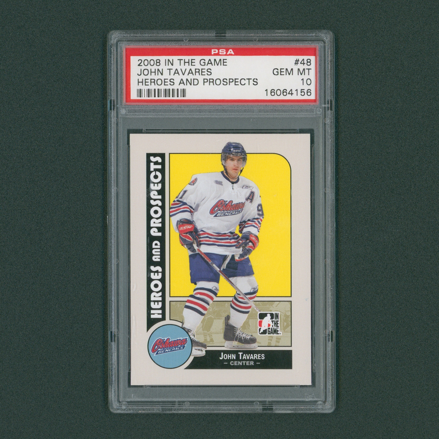 2008 ITG Heroes And Prospects #48 John Tavares Pre Rookie Card PSA 10