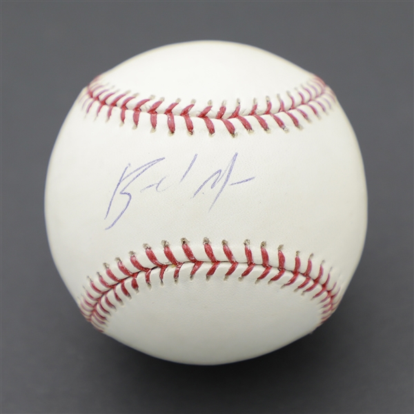 Brandon Moss Autographed Rawlings MLB Official Major League Baseball