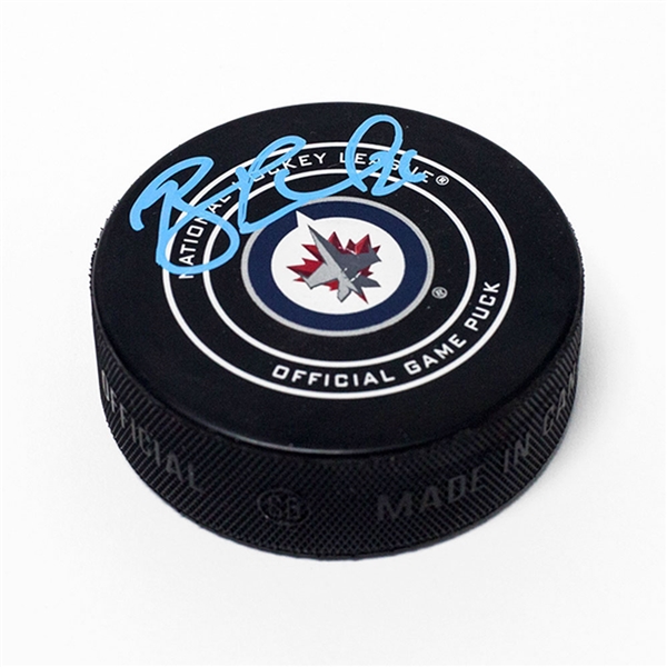 Blake Wheeler Autographed Winnipeg Jets Official Game Puck