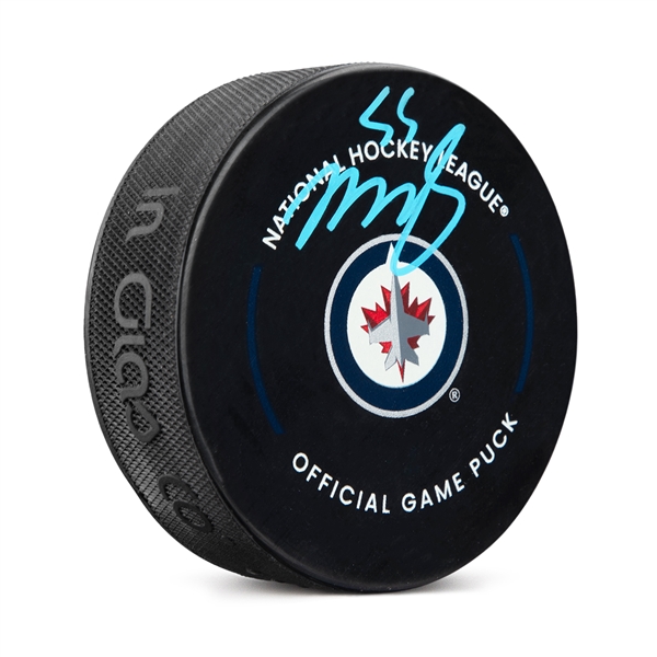 Mark Scheifele Signed Winnipeg Jets Official Game Puck