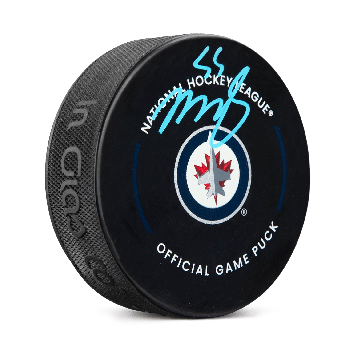 Mark Scheifele Signed Winnipeg Jets Official Game Puck