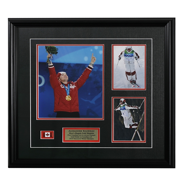 Alexandre Bilodeau 2010 Olympic Gold Medalist 20x20 Frame