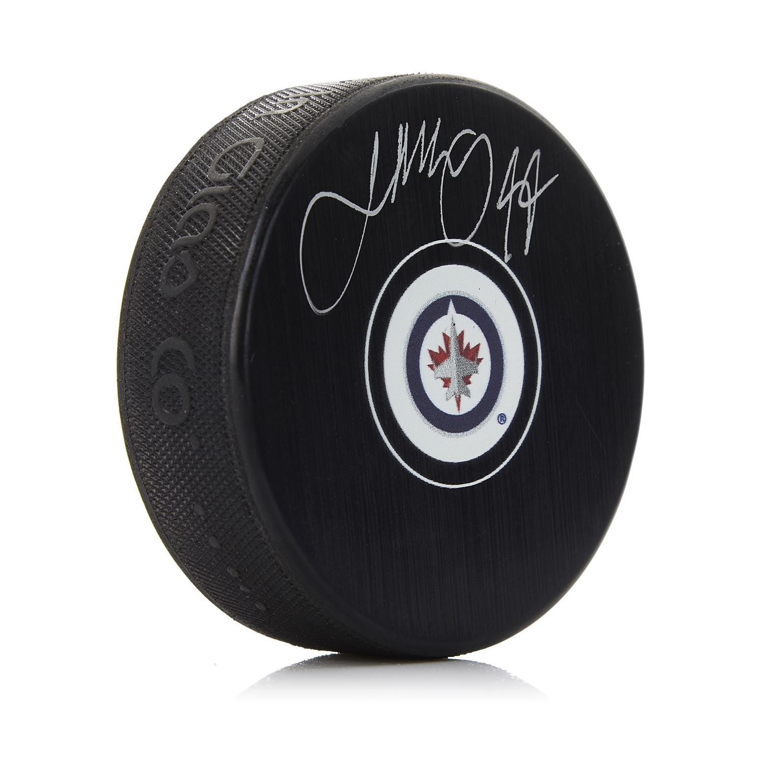 Josh Morrissey Autographed Winnipeg Jets Hockey Puck