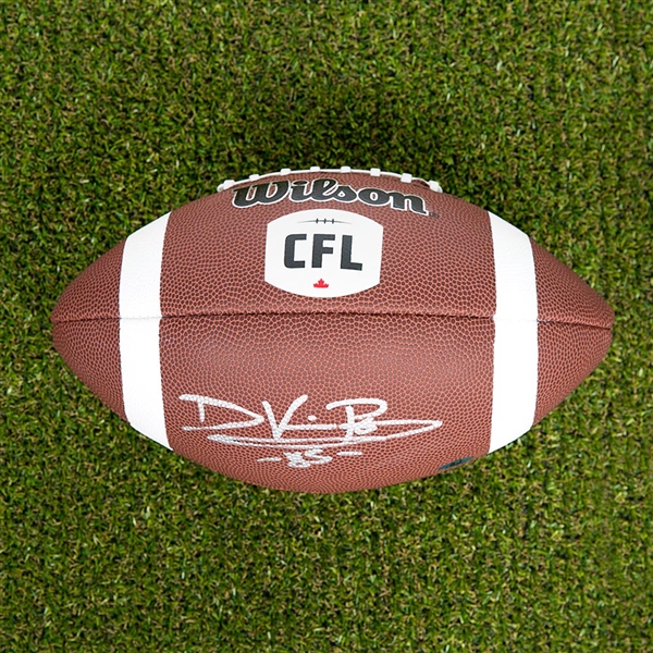 Devier Posey Autographed CFL Wilson Composite Football