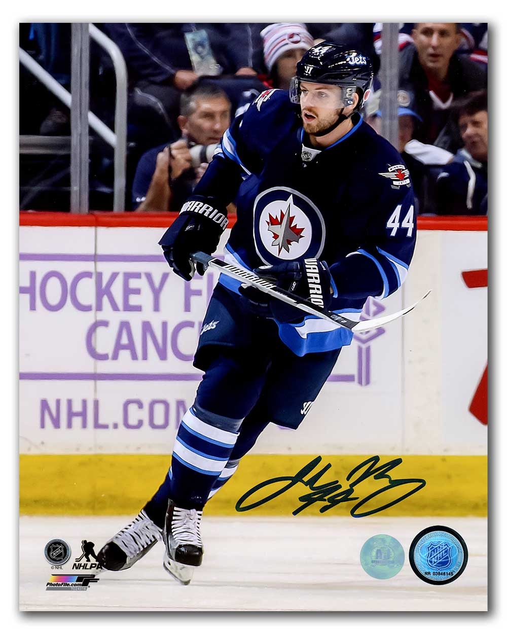 Josh Morrissey Autographed Winnipeg Jets 8x10 Photo