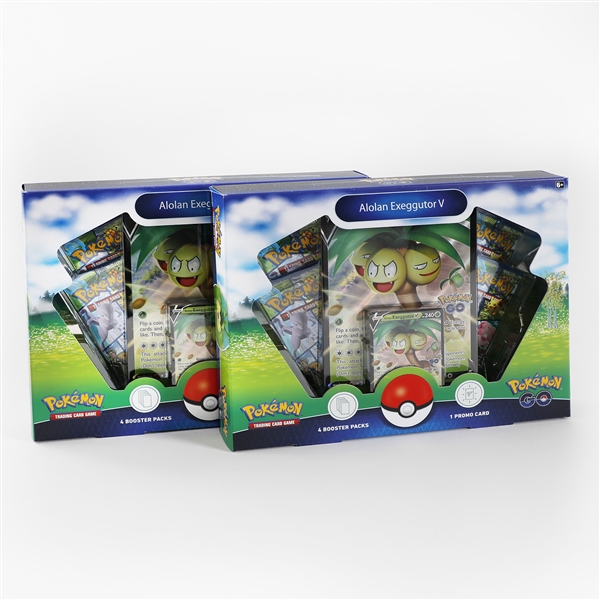 2022 Pokemon TCG Alolan Exeggutor V Lot Of 2 Factory Sealed Boxes