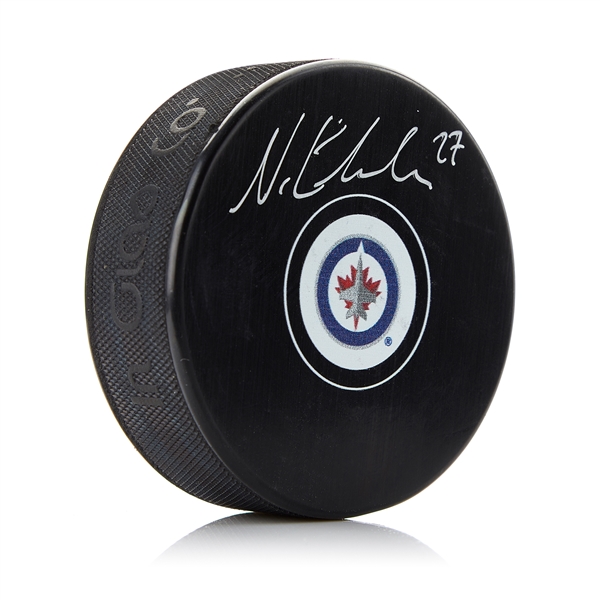 Nikolaj Ehlers Winnipeg Jets Autographed Hockey Puck