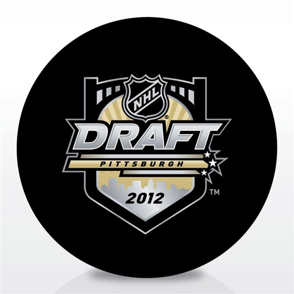 Inglasco 2012 NHL Entry Draft Souvenir Event Hockey Puck