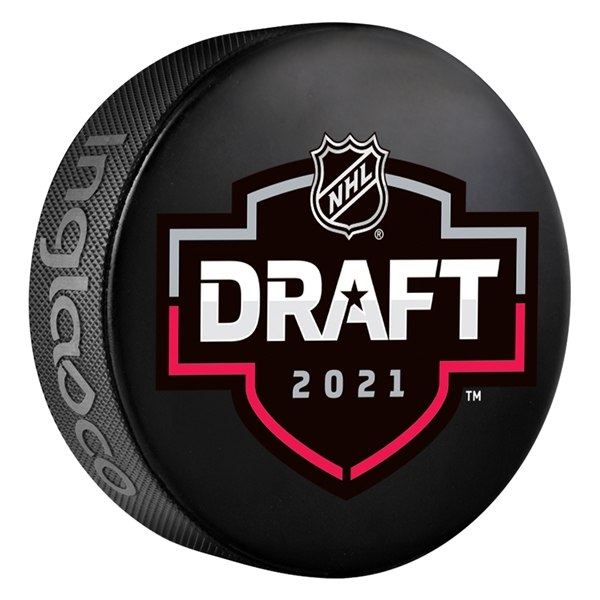 Inglasco 2021 NHL Entry Draft Souvenir Event Hockey Puck