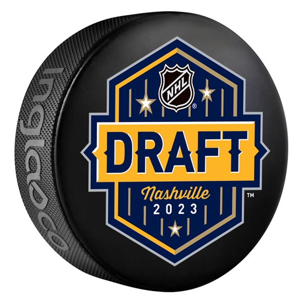 Inglasco 2023 NHL Entry Draft Souvenir Event Hockey Puck