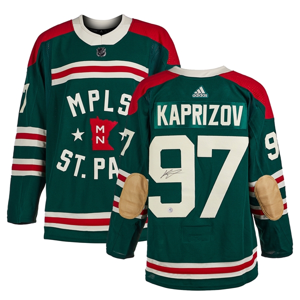 Kirill Kaprizov Signed Minnesota Wild 2022 Winter Classic adidas Jersey