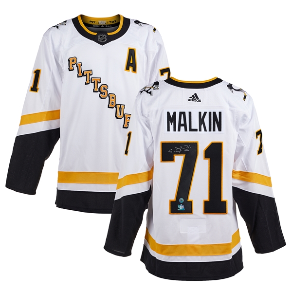 Evgeni Malkin Signed Pittsburgh Penguins Reverse Retro adidas Jersey