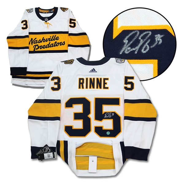 Pekka Rinne Nashville Predators Signed Winter Classic adidas Jersey