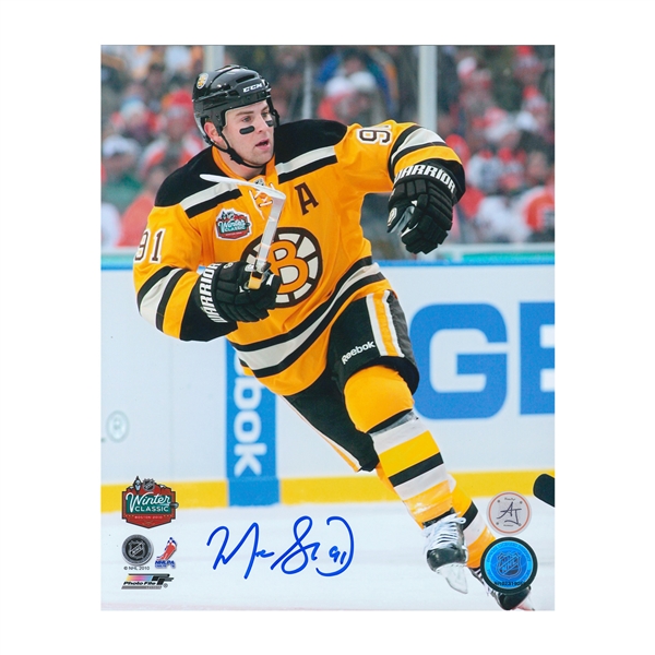 Marc Savard Autographed Boston Bruins Winter Classic 8x10 Photo