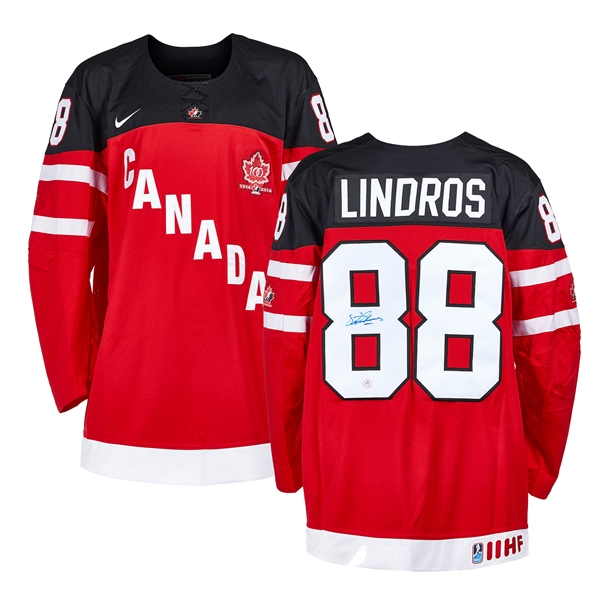 Eric Lindros Team Canada Signed 100th Anniversary Nike Jersey