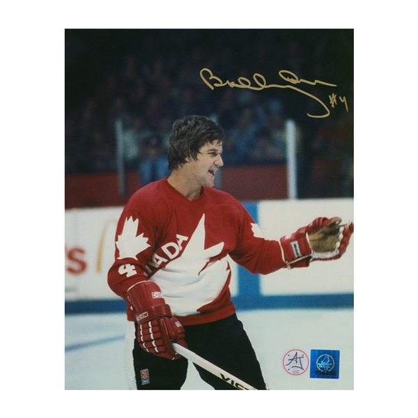 Bobby Orr Team Canada Autographed 1976 Canada Cup 8x10 Photo