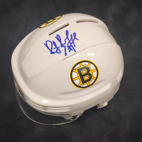 Ray Bourque Signed Bauer Boston Bruins Replica Mini Helmet