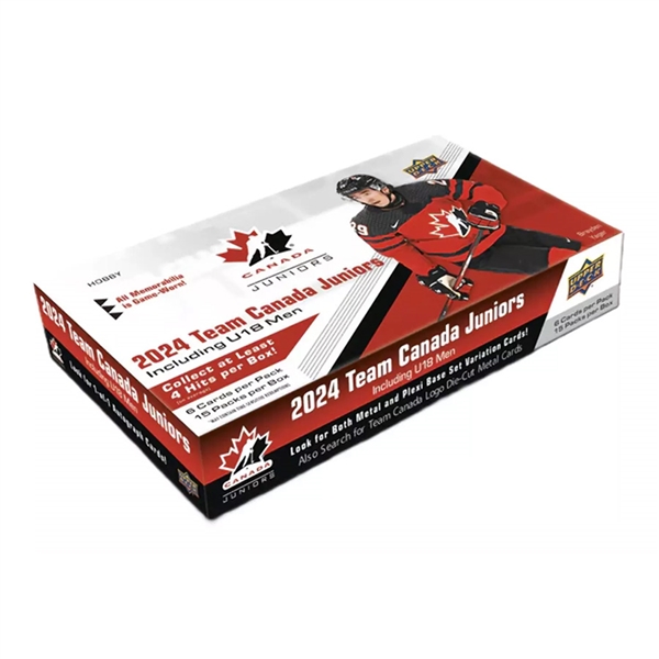 2024 Upper Deck Team Canada Juniors Sealed Hockey Card Hobby Box