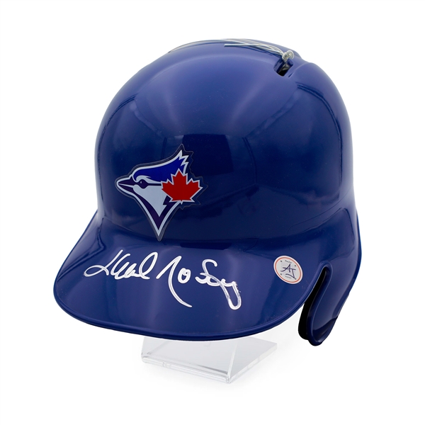 Lloyd Moseby Autographed Toronto Blue Jays Rawlings Batting Helmet