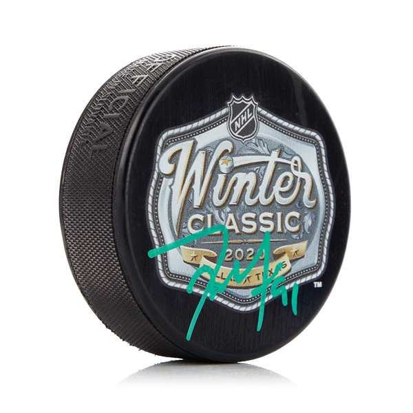 Tyler Seguin Dallas Stars Signed 2020 Winter Classic Puck