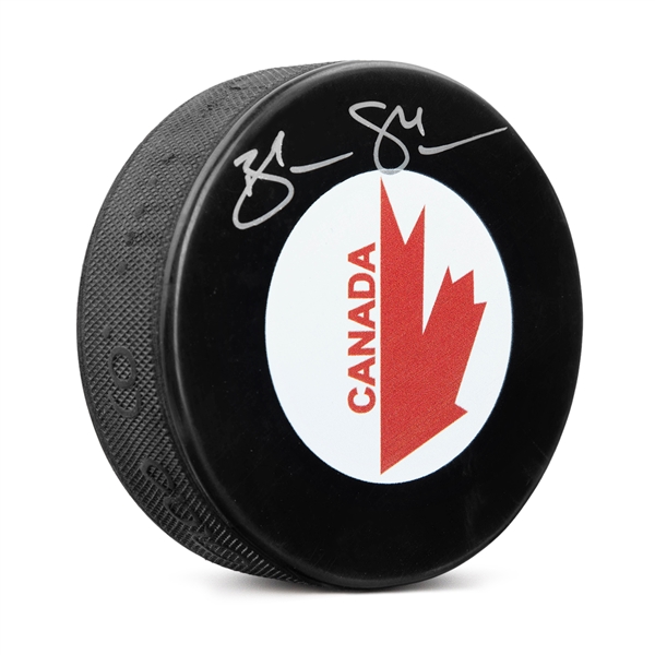 Brendan Shanahan Team Canada Signed Canada Cup Hockey Puck