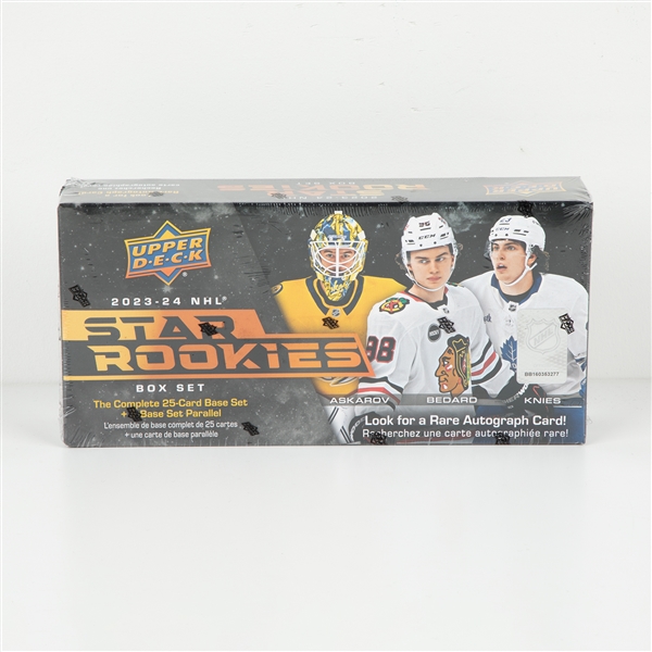 2023-24 Upper Deck NHL Star Rookies Box Set With Connor Bedard Rookie Card