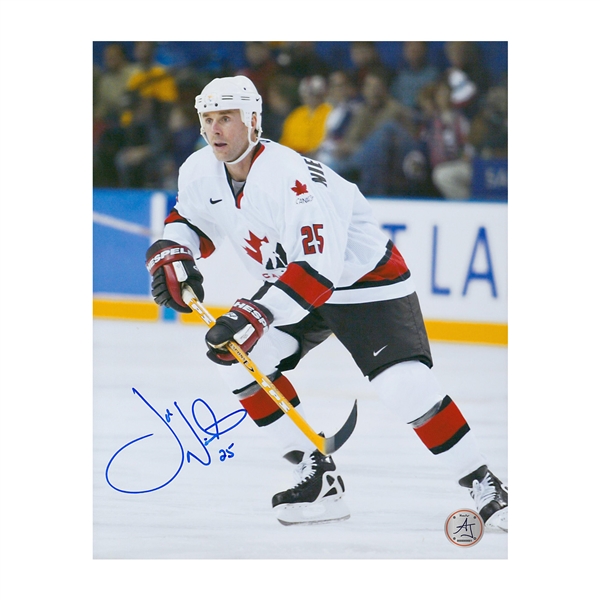 Joe Nieuwendyk Team Canada Signed Olympic Hockey 8x10 Photo