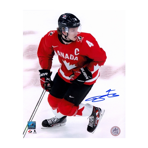 Bowen Byram Signed Team Canada World Junior Hockey 8x10 Photo