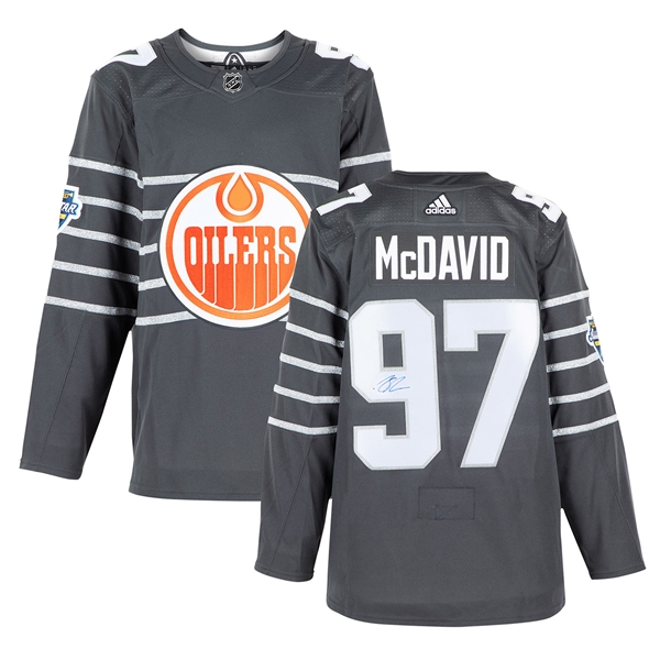 Connor McDavid Autographed 2020 NHL All-Star Game adidas Jersey