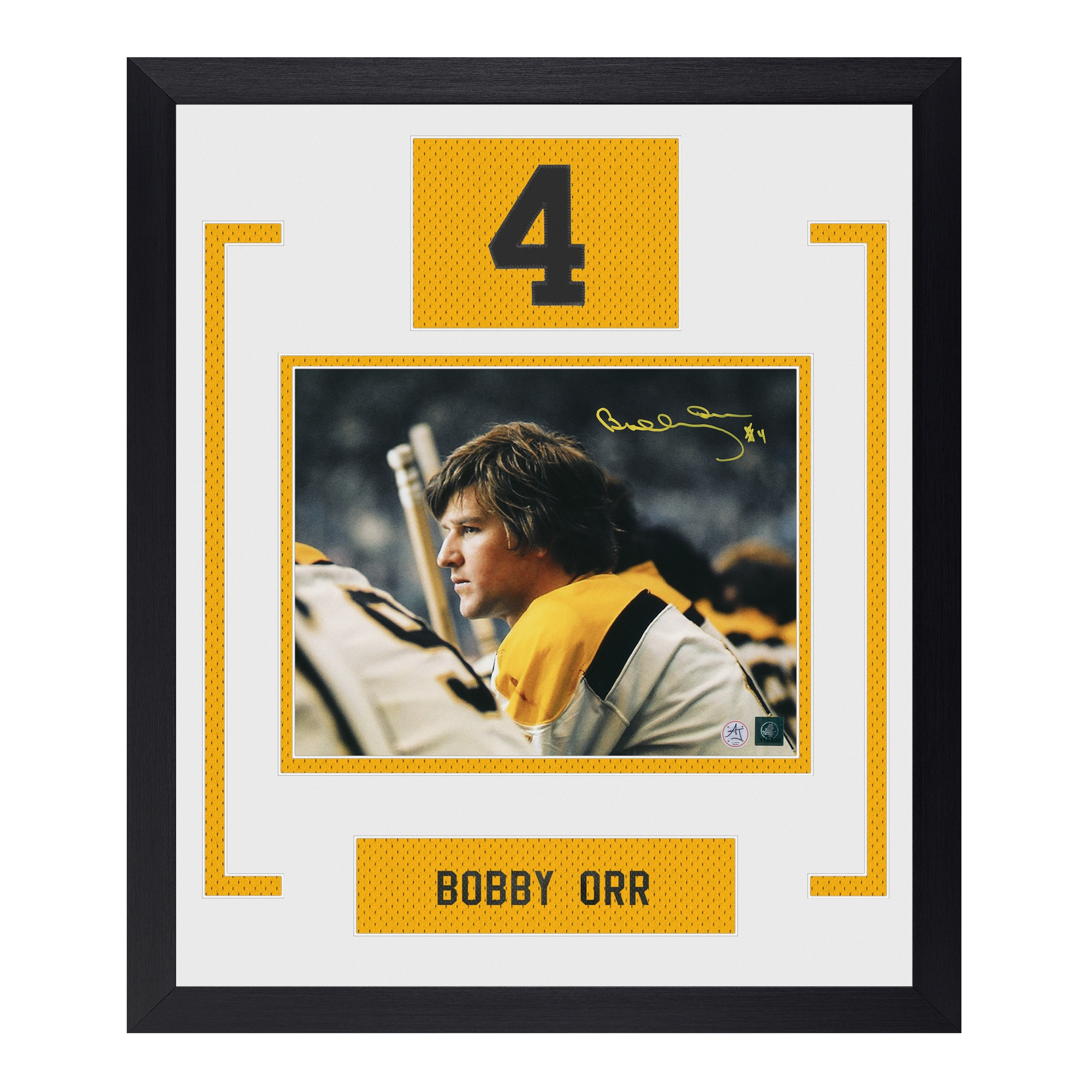 Bobby Orr Autographed Boston Bruins Authentic Number 23x27 Frame