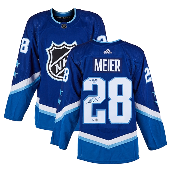 Timo Meier 2022 All-Star Game Signed & Inscribed 1st ASG adidas Jersey #/22