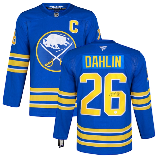 Rasmus Dahlin Signed Buffalo Sabres Fanatics Premium Jersey