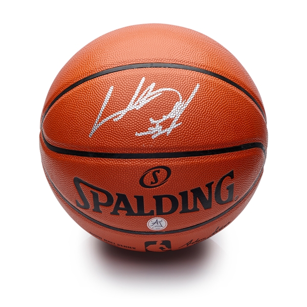 Charles Oakley Autographed Spalding NBA I/O Basketball