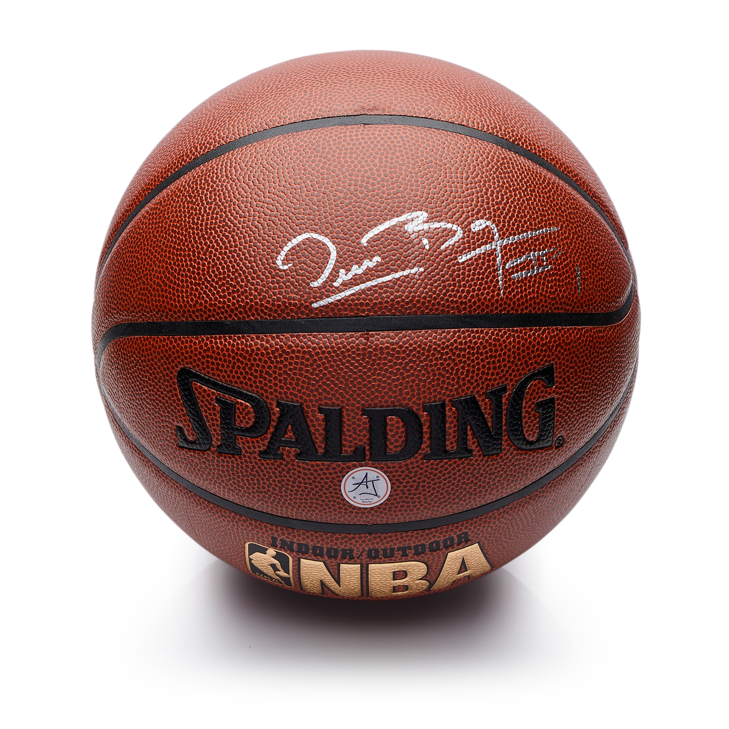 Muggsy Bogues Autographed NBA I/O Spalding Basketball