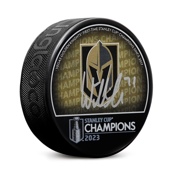 William Karlsson Signed Vegas Golden Knights 2023 Stanley Cup Puck