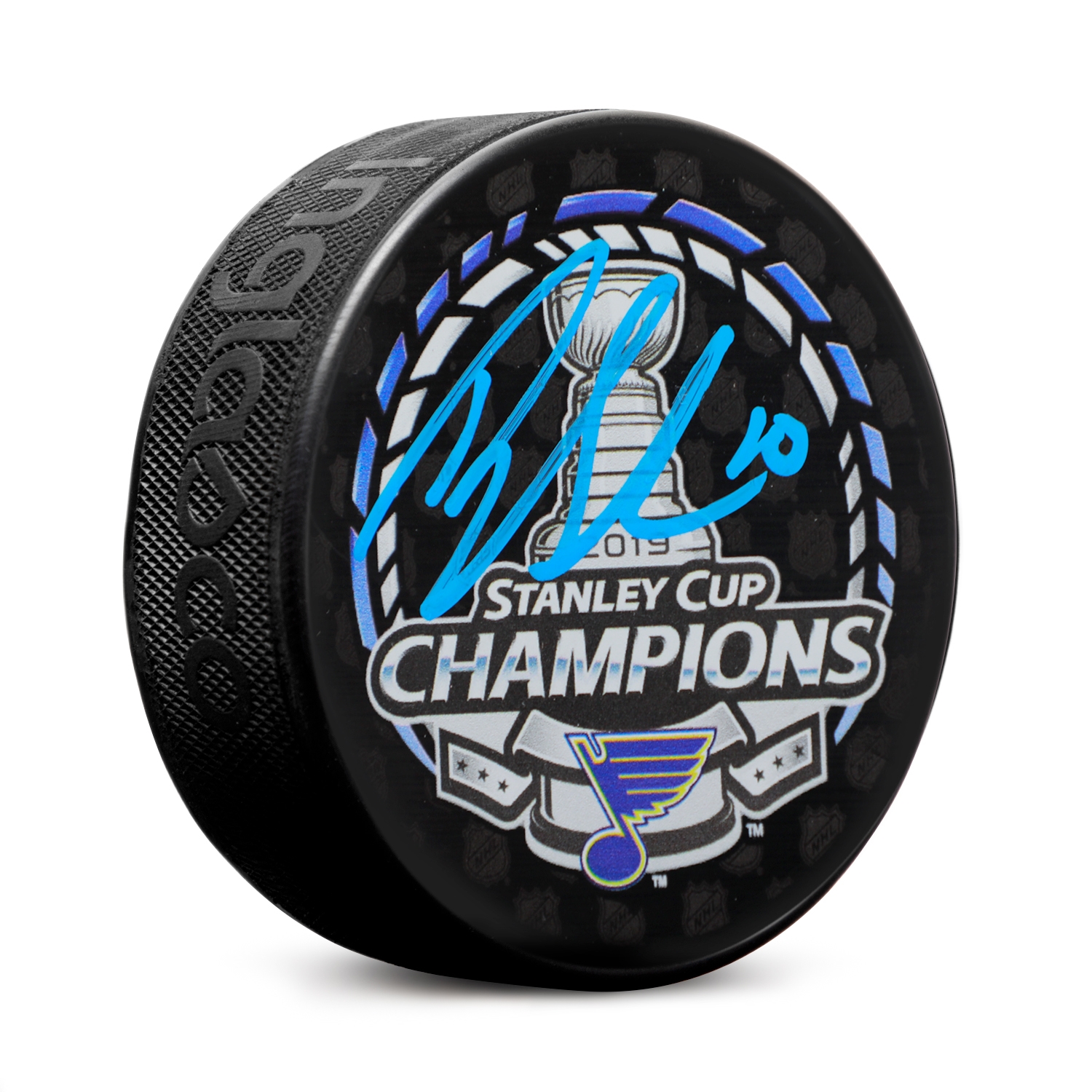 Brayden Schenn Autographed St Louis Blues 2019 Stanley Cup Puck